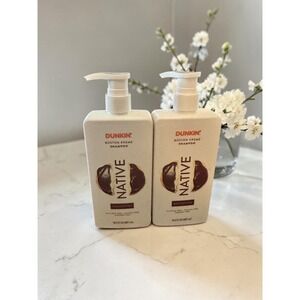 Lot of 2 Native Dunkin Boston Kreme Moisturizing Shampoo 16.5 oz Limited Edition
